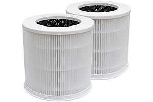 PUREBURG True HEPA Filters for Xiaomi Air Purifiers (2-Pack)