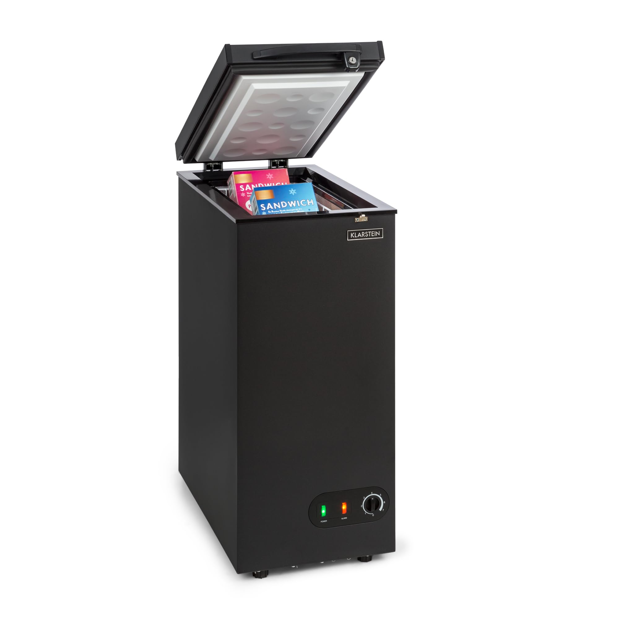 Klarstein Mini Congélateur Armoire 51L, Petit Congélateur pour Chambre Maison, Panier, Économe en Énergie