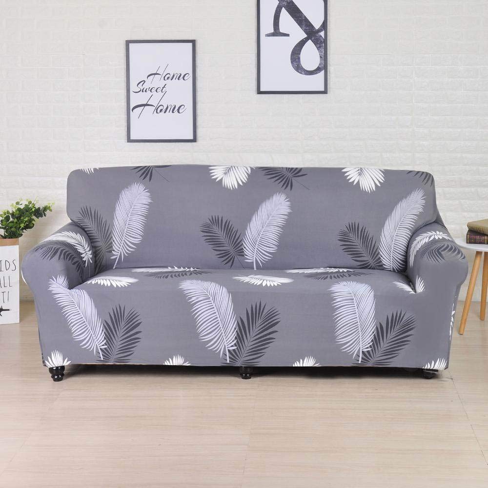 Housse de canapé sectionnelle plume noire pour un salon moderne et chaleureux