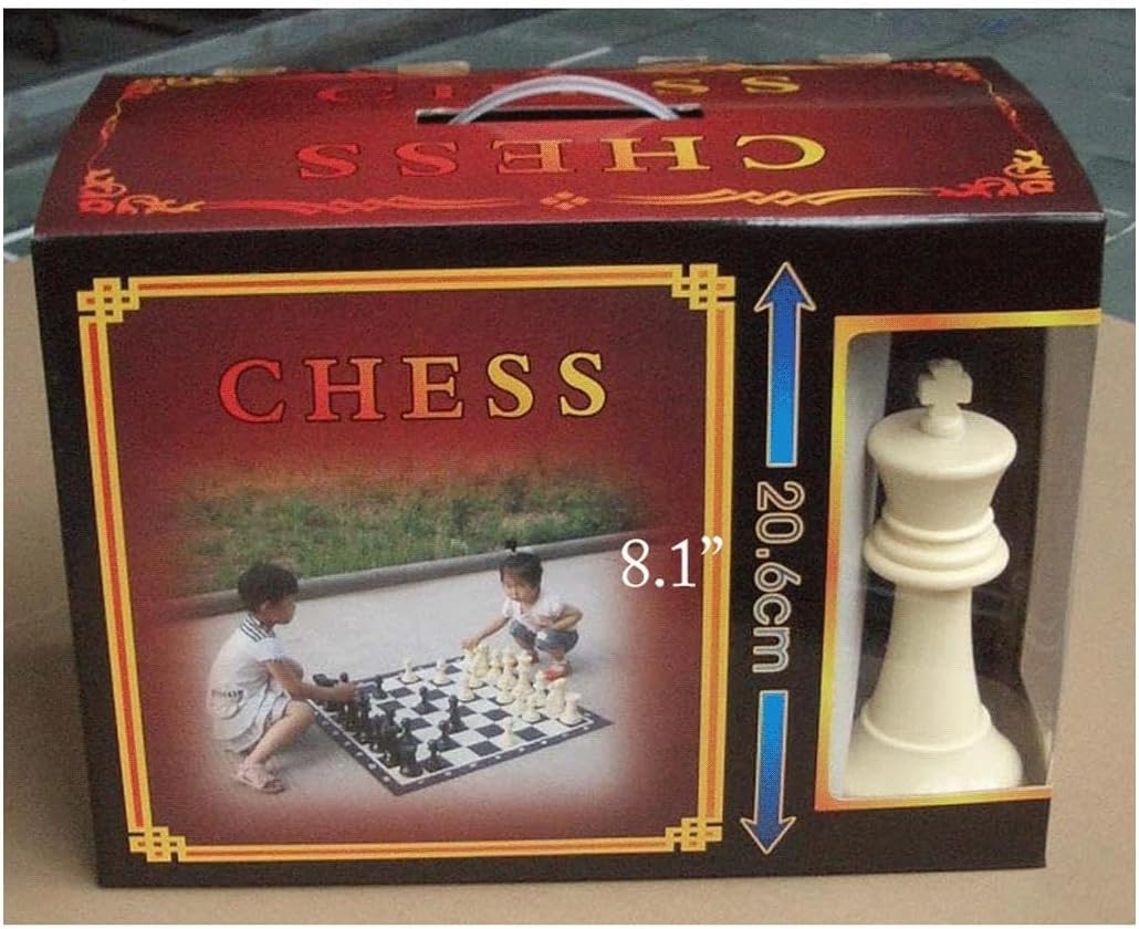 Chess مجموعة الشطرنج المغناطيسية الكبيرة القابلة للطي مع لوحة الشطرنج القابلة للطي ، ومجموعات الشطرنج التنويرية للألعاب الداخلية والخارجية لجميع الأعمار 2 لاعبين