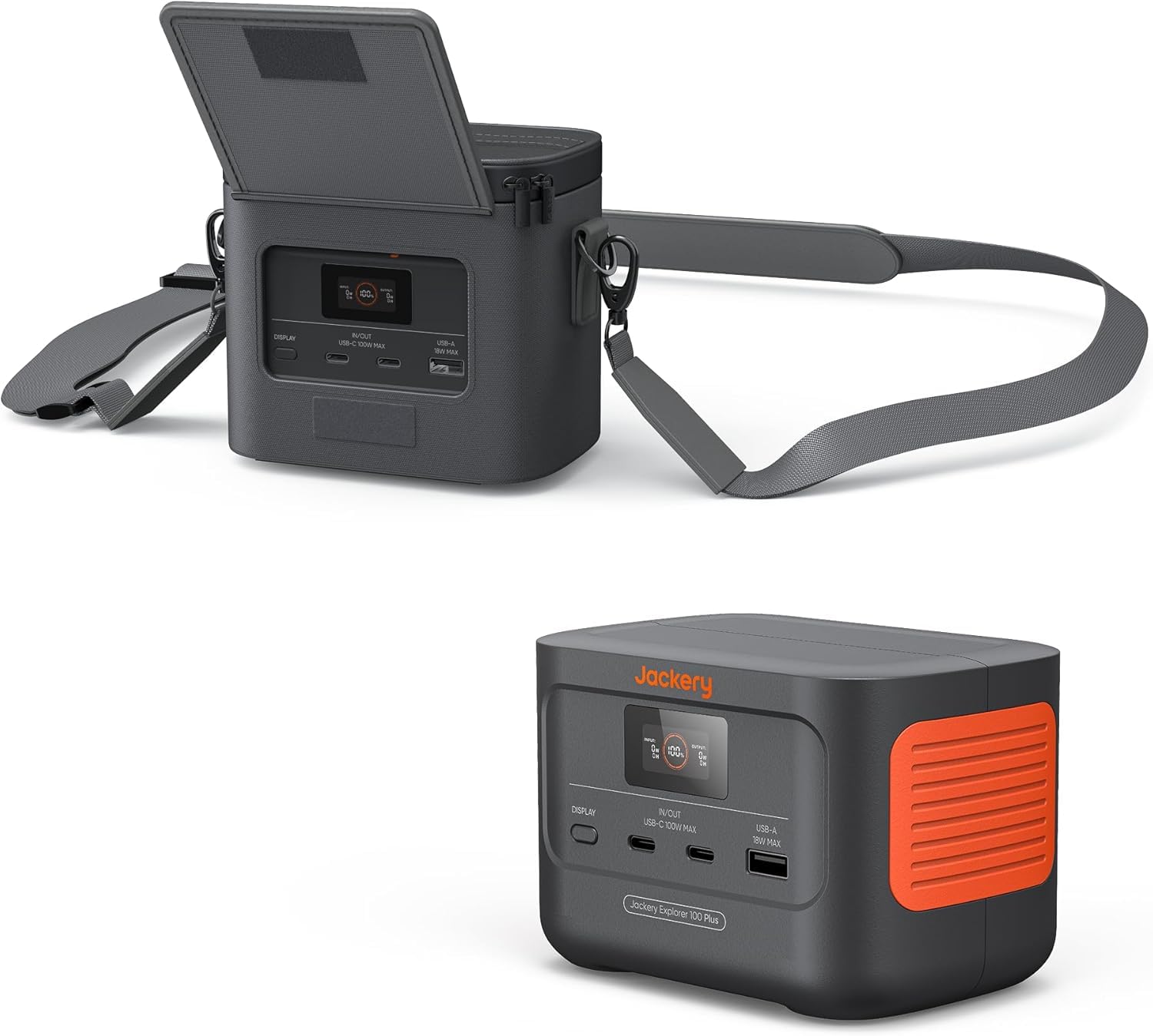 Jackery Explorer 100 Plus ポータブルソーラー発電機 Amazon.com: Jackery Explorer 100 Plus Power Station with Mini