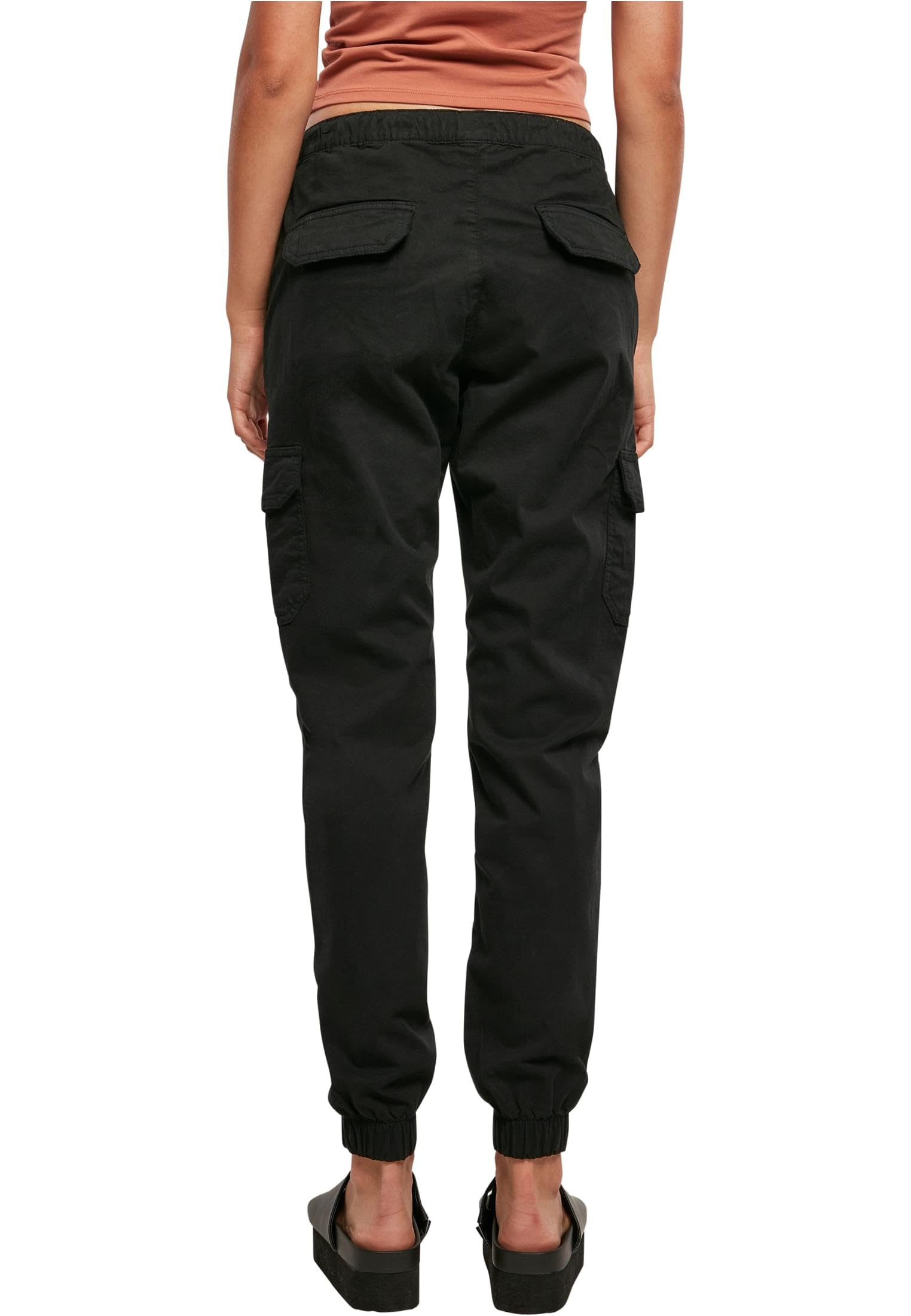 Urban Classics Ladies High Waist Cargo Jogging Pants - Pantalons - Sweatshirt Capuche - Femme