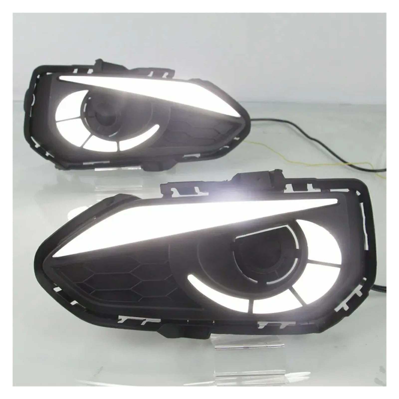 XCZPRKMXY LED DRL Daytime Running Light Front Bumper Fog Lamps with Turn Signal Accessories 2018 2019 2020