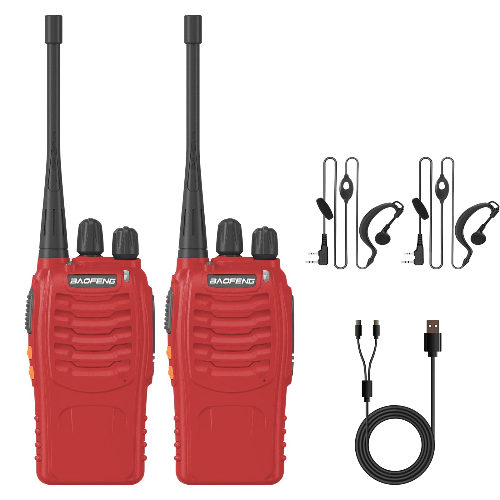 ホビーラジコン Baofeng-QS-888S BAOFENG NR-F88S Walkie Talkies Long Range Upgrade of BF-888S FRS