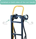 4 Pack Hitch Pin Clip for Hand Trucks Replacement Lock Grab Pin Clip | Junior/Senior Harper Convertible Composite Hand Trucks, Replacement Lock Grab Pin Clip 3 1/4" L - HDPLP-187, 4 Value Bundles