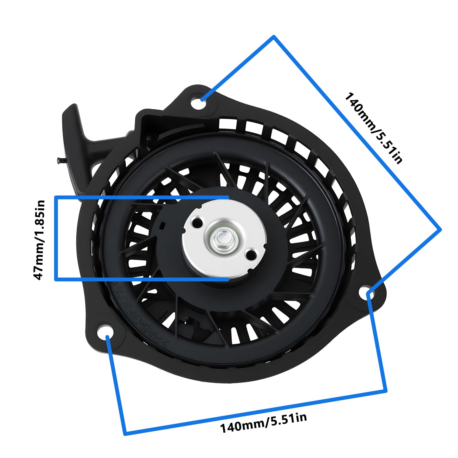Cordon de Démarrage Compatible avec Einhell La Tondeuse à Gazon GC-PM 46/4 S.