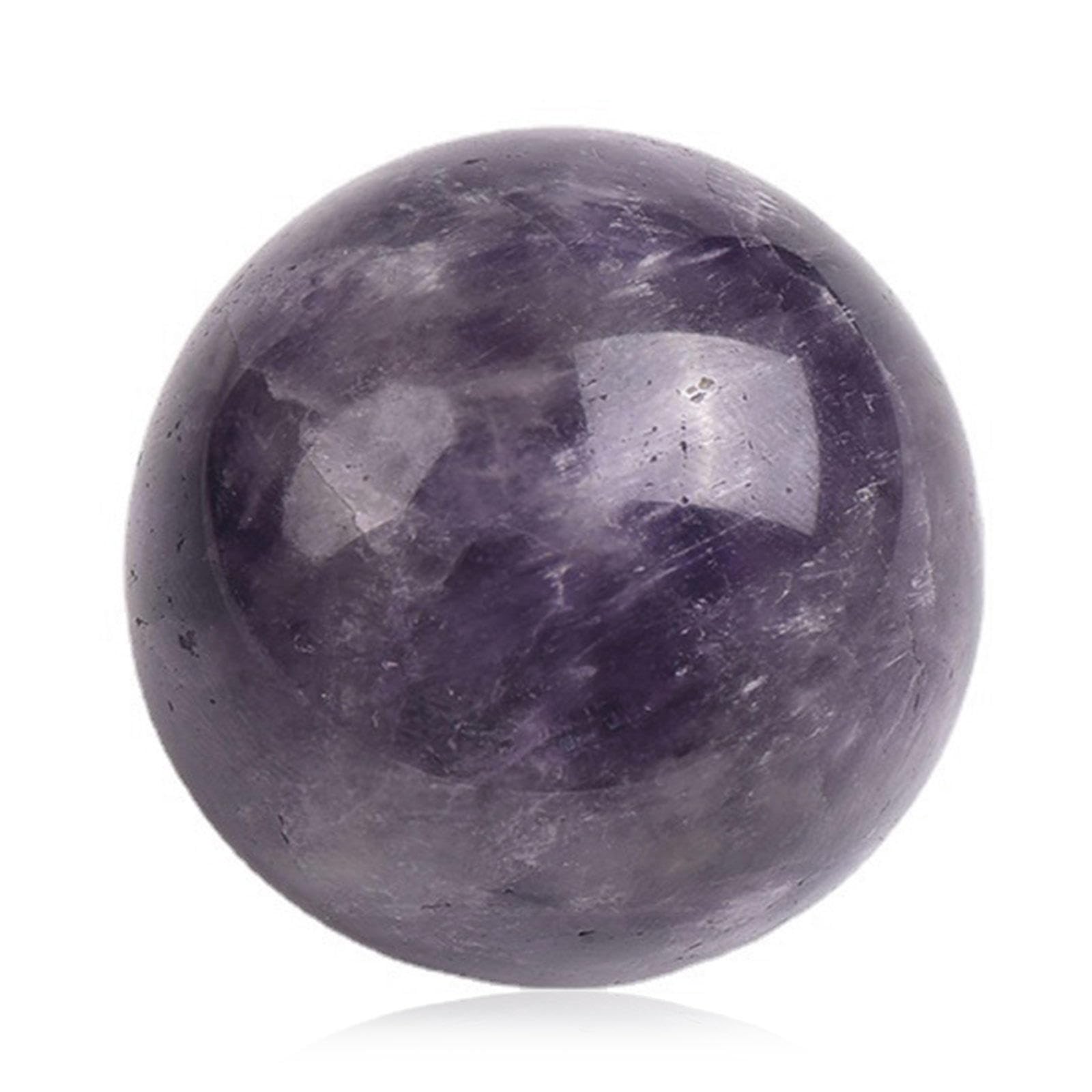 AARTERZZA Amethyst Ball Polished Dream Crystal Crystals Decorative Sphere Divination Feng Shui Fortune Telling,100mm