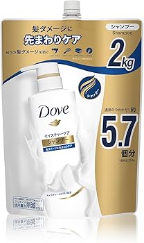 Amazon | Dove (ダヴ) シャンプー 大容量 詰め替え 2kg モイスチャー