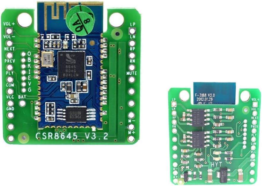 XCLUMA Bluetooth 4.0 CSR8645 v3.2 Amplifier Board APT-X Stereo Receiver Amp Module Audio Amp Lossless w/Call Function