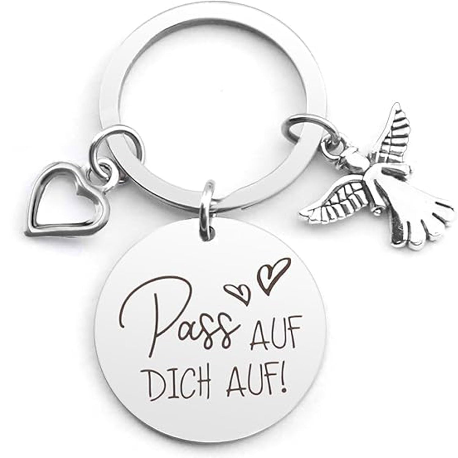 Personalisierte Schlüsselanhänger Schutzengel Schlüsselanhänger Auto Wichtelgeschenk Weihnachtsgeschenke Für Frauen Männer Weihnachtsgeschenke Geburtstag Vatertag Kleinigkeiten Geschenke Für Freundin