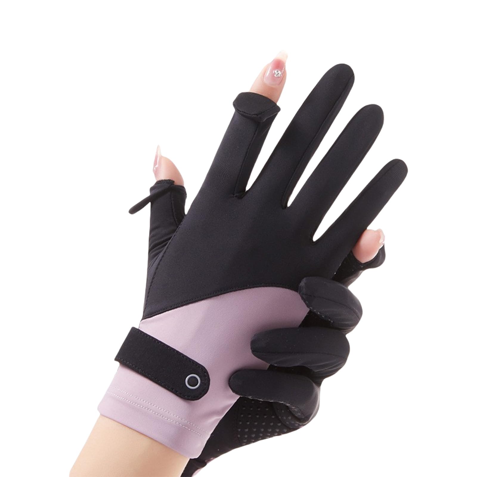 Buxuaaaa Sun Protections Gloves Ice Silk Driving Cycling Gloves Nonslip Lady Thin Bicycles Riding Glove Enduring Nonslip Ice Silk Bicycles Riding