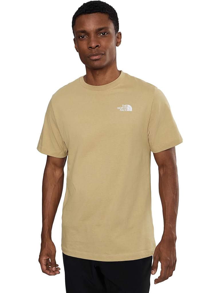 Khaki The North Face Evolution Box NSE Regular Short Sleeve Tee