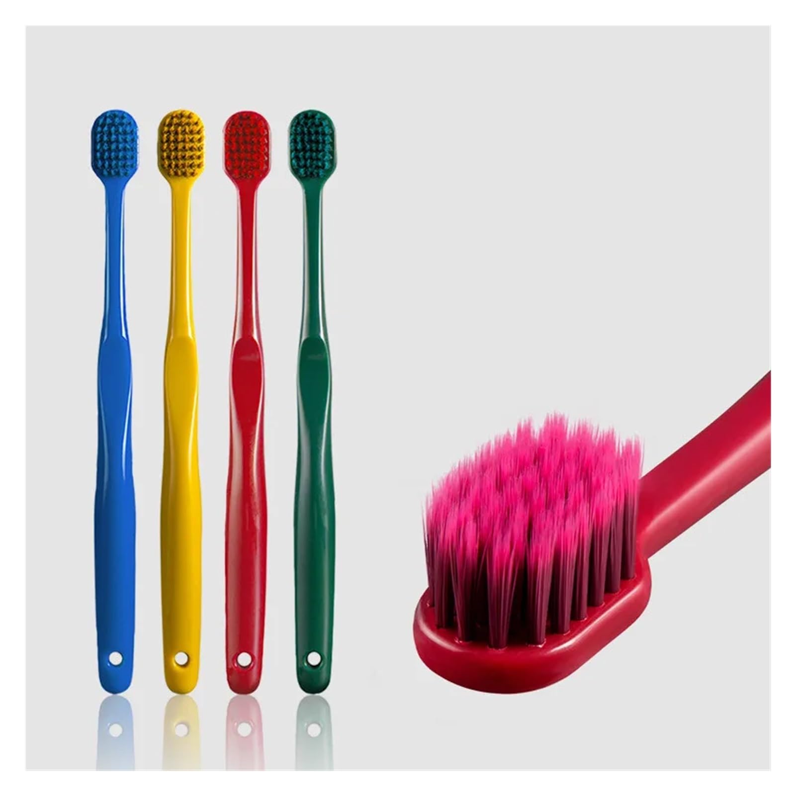 Spazzolino da denti for la pulizia dei denti, famiglia, coppie, peli fini e morbidi, viaggi, uomini donne, posteriori