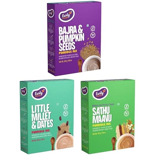 Early Foods Millet Combo Cereal - 200g X 3