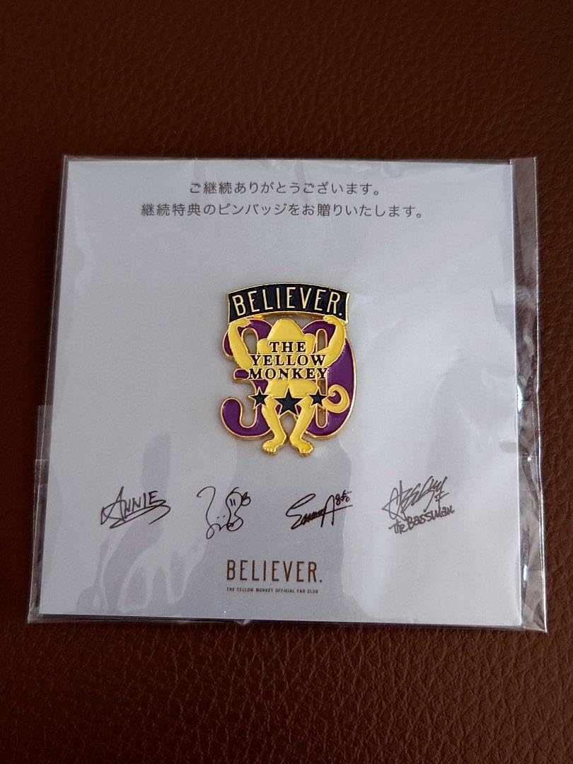 THE YELLOW MONKEY BELIEVER ピンバッジセット THE YELLOW MONKEY BELIEVER ピンバッジセット