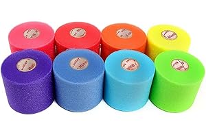 Mueller Rainbow Pack of Sports Pre-Wrap for Hair (8 Colors!),30 Yards