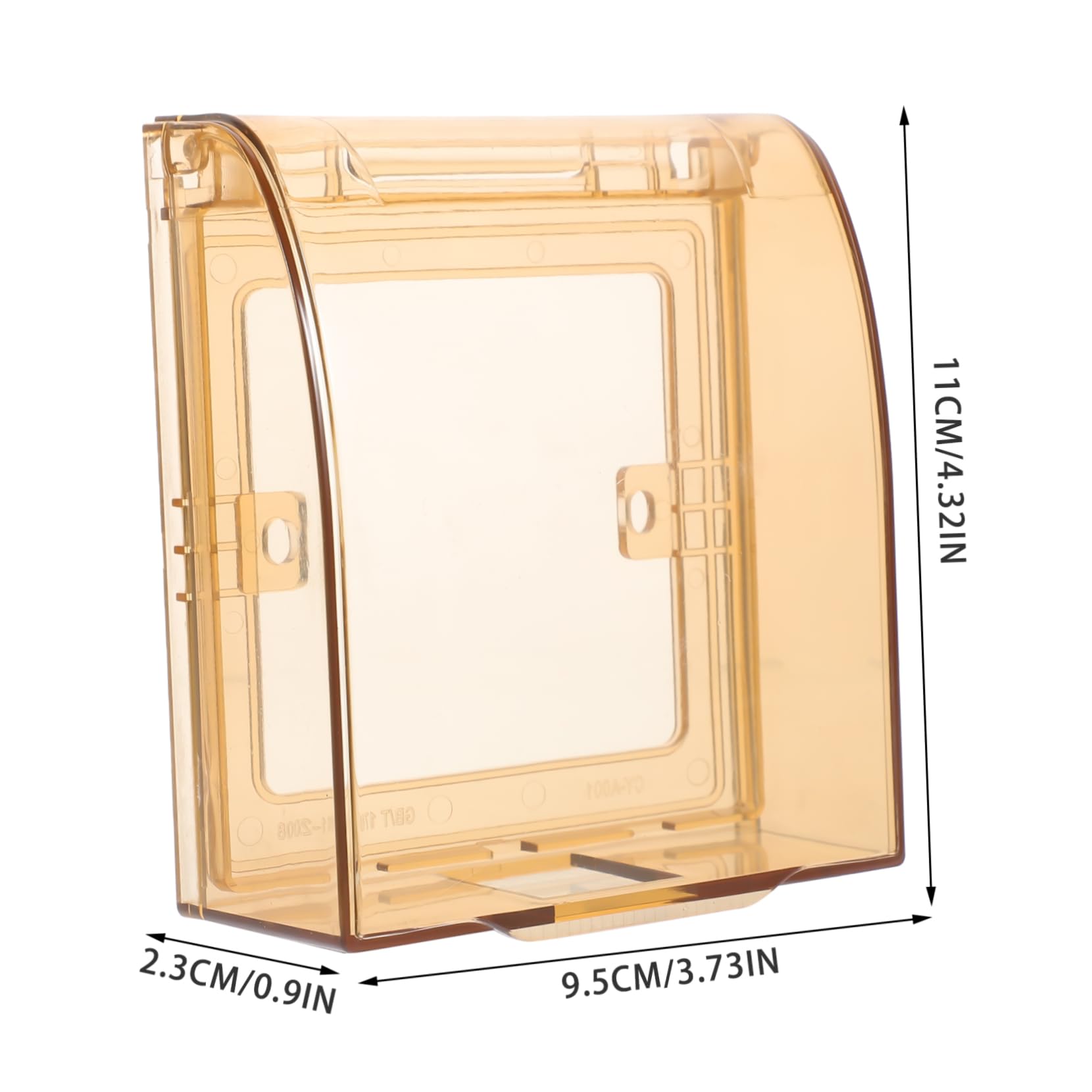 10piezas Eléctrica Para Enchufes Funda Transparente De Seguridad Para Protector Para Interruptores De Pared Accesorio Infantil Para Prevención De Accidentes