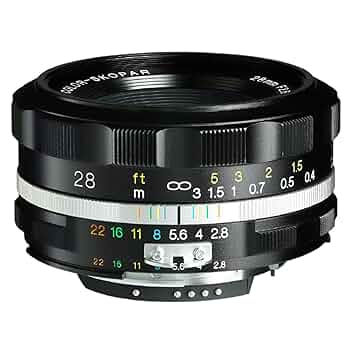 Thypoch 28mm F2.8 シルバー 極美品 COLOR-SKOPAR フォクトレンダー 交換レンズ 28mm F2.8