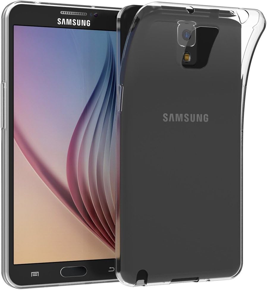 MaiJin Case for Samsung Galaxy Note 3 (5.7 inch) Soft TPU Rubber Gel Bumper Transparent Back Cover