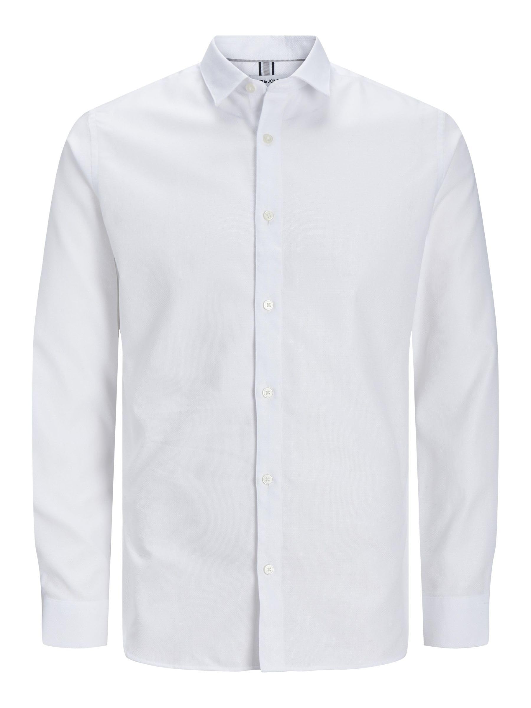 JACK & JONES Male Shirt Slim Fit Shirt, White, L