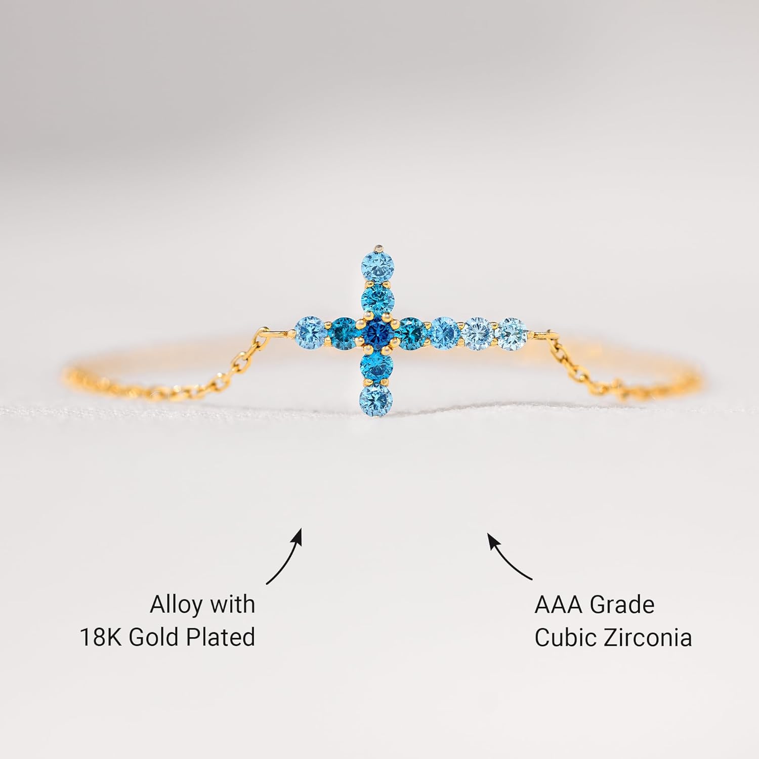 STORYJEWELLERY Cross Bracelet for Women, Religious Jewelry, Christian Gifts, Confirmation and Baptism Gift - Image 3