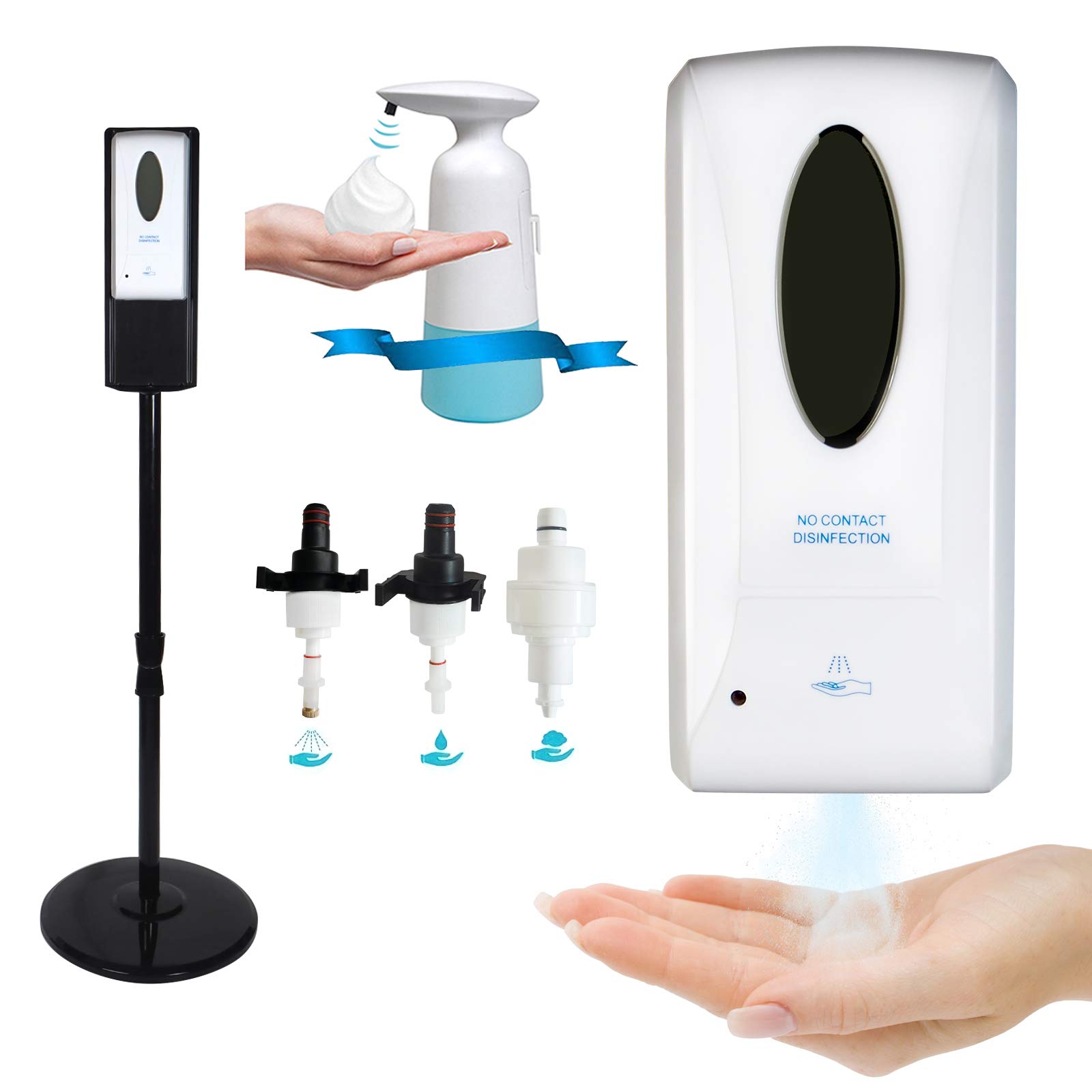 Buy Automatic Hand Sanitizer Dispenser with Stand, Touchless Dispenser
