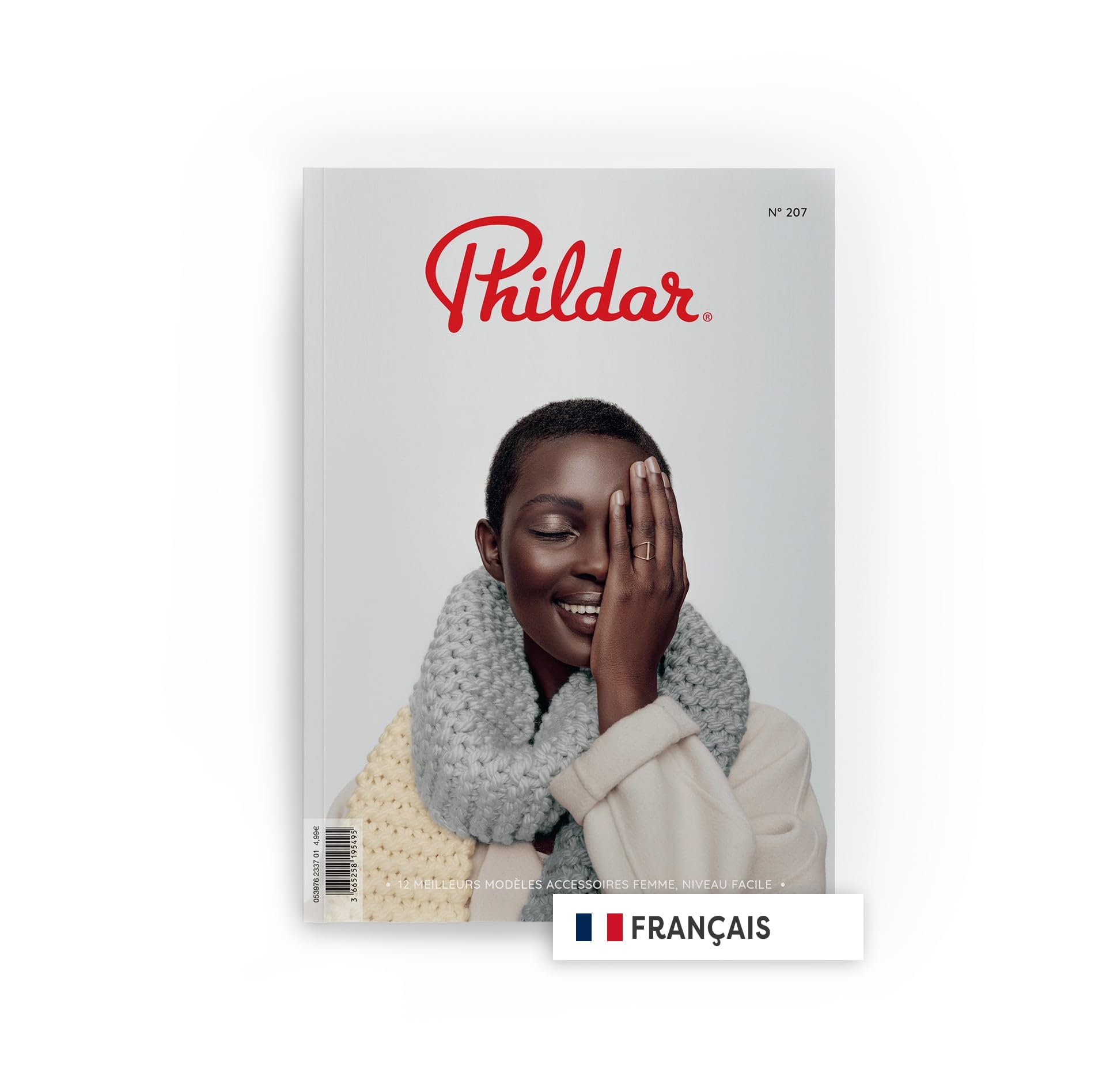 Catalogo Phildar N.207 Autunno/Inverno 2021/22 - Accessori Facili A Maglia: Cappelli, Sciarpe, Snood - Spiegazioni In Francese