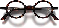 Vista 10 de LONDON MOLE® Moley reading glasses Cool round shaped readers Men’s Women’s Unisex Spring hinges