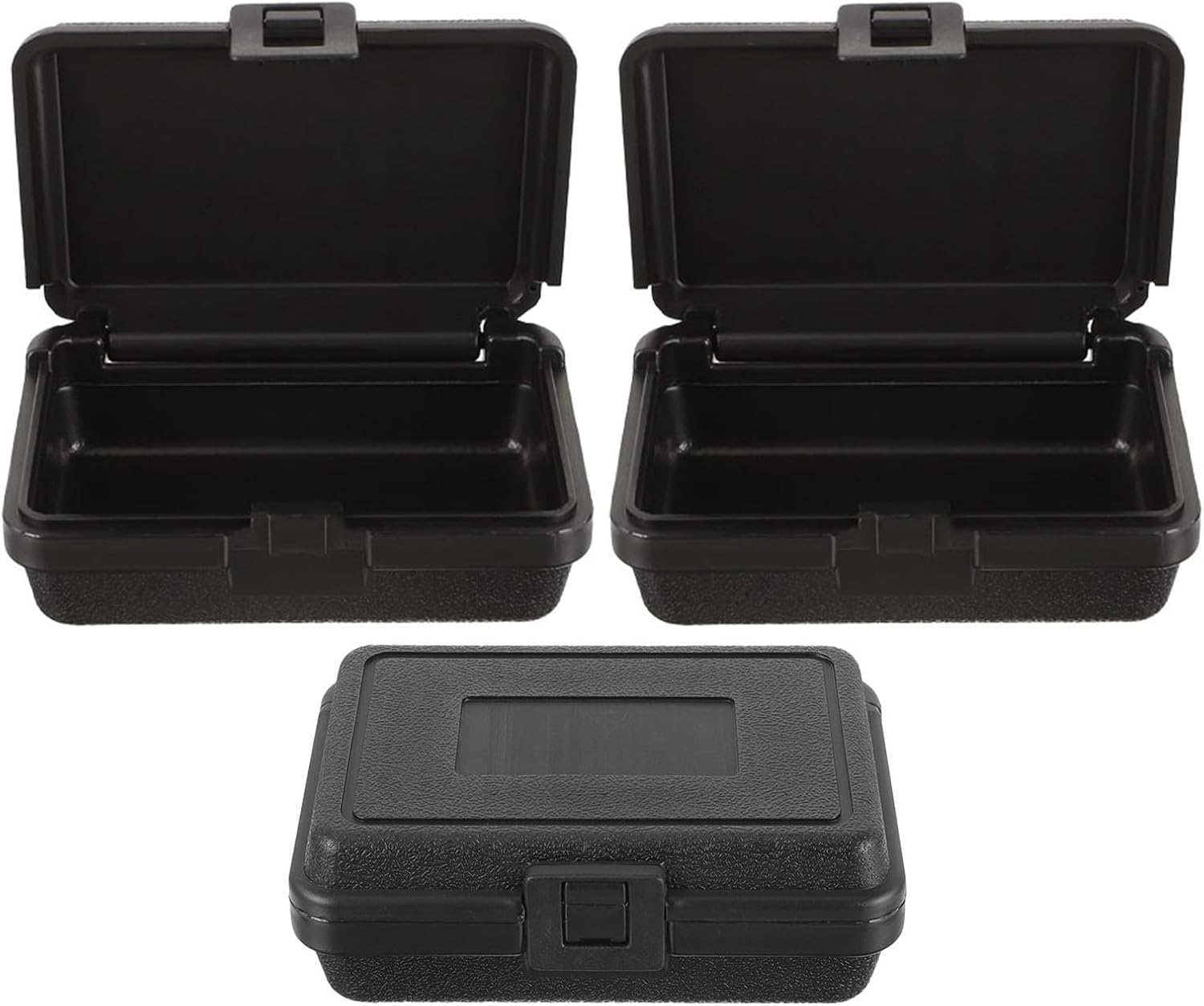 LIFKOME 3pcs Small Portable Tool Box Set Compact Mobility Waterproof Plastic Hard Tool Case for Technicians and Hobbyists Sealed Design for Hiking and Fishing 6.3x4.8x2.4 Inches