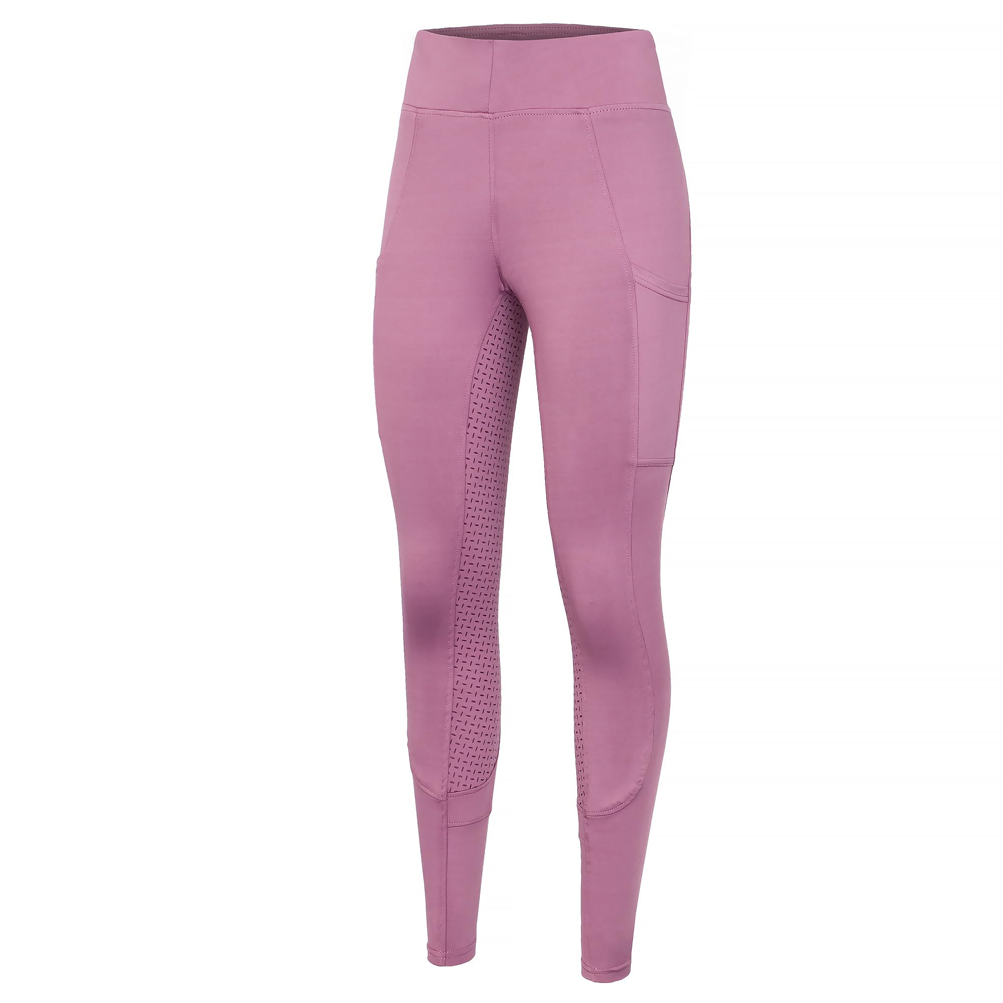 Start Medway Mädchen Reitleggings – Kinder Reithose mit Vollbesatz Silikon High Waist elastisch atmungsaktiv mit Handytasche & Kristallen