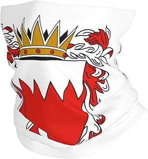 Coat of Arms of Iran Iranians Emblem Neck Gaiter Balaclava Bandana for Men Women