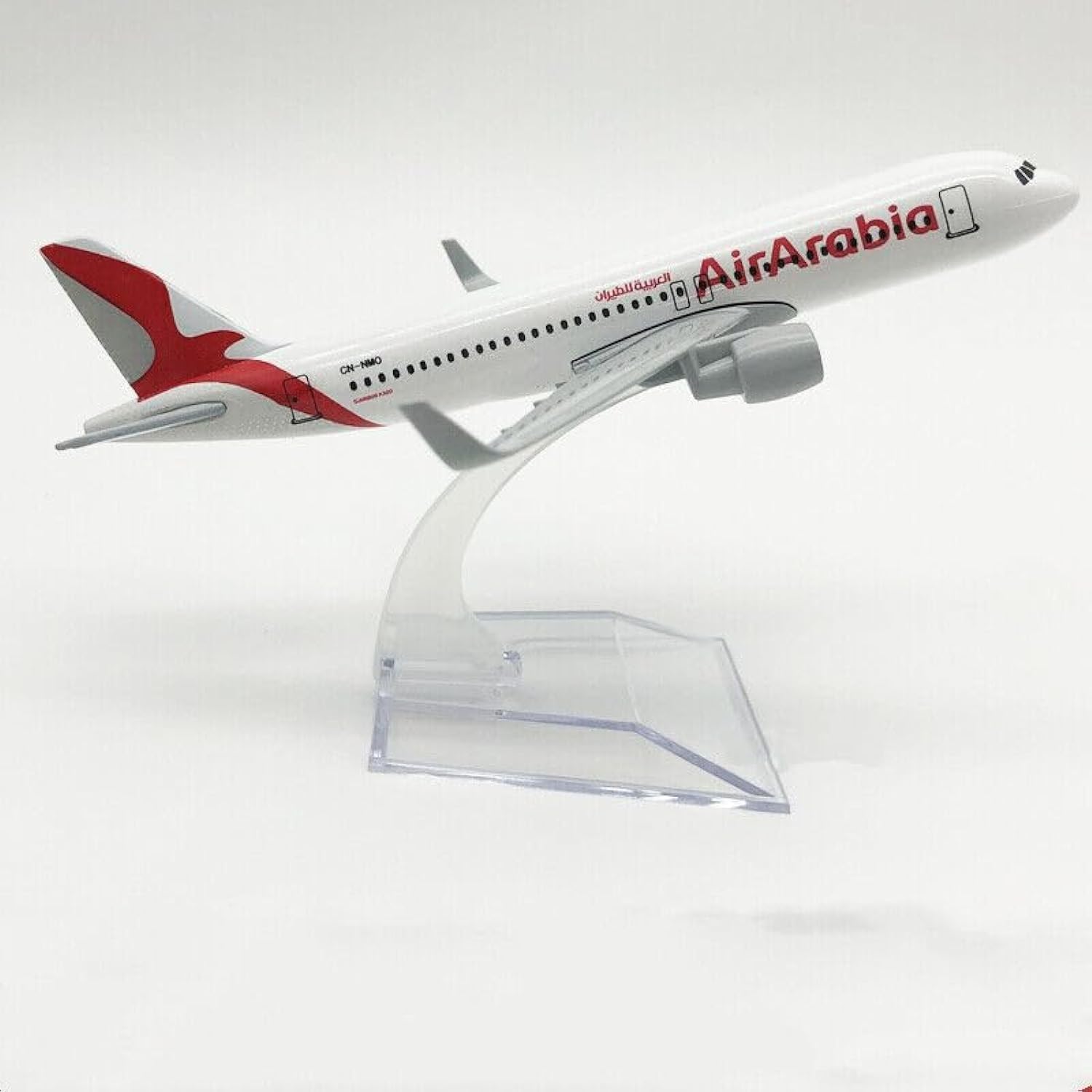 Premify 16cm Air Arabia A320 Airlines Airbus Alloy Metal 1:400 Scale Diecast Airplane Static Decoration Aircraft Model Toy Plane Model Aircraft & Holder
