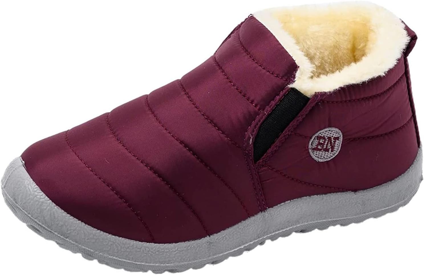 スノーブーツ 足首のブーツ女性の暖かい雪の靴 ウォーキングブーツレディーススクールシューズ冬のフラットシューズ 防水ベルベットの暖かいショートチューブの雪のブーツ 登山靴 Color Size Red 26 0 J81 人気カラーの