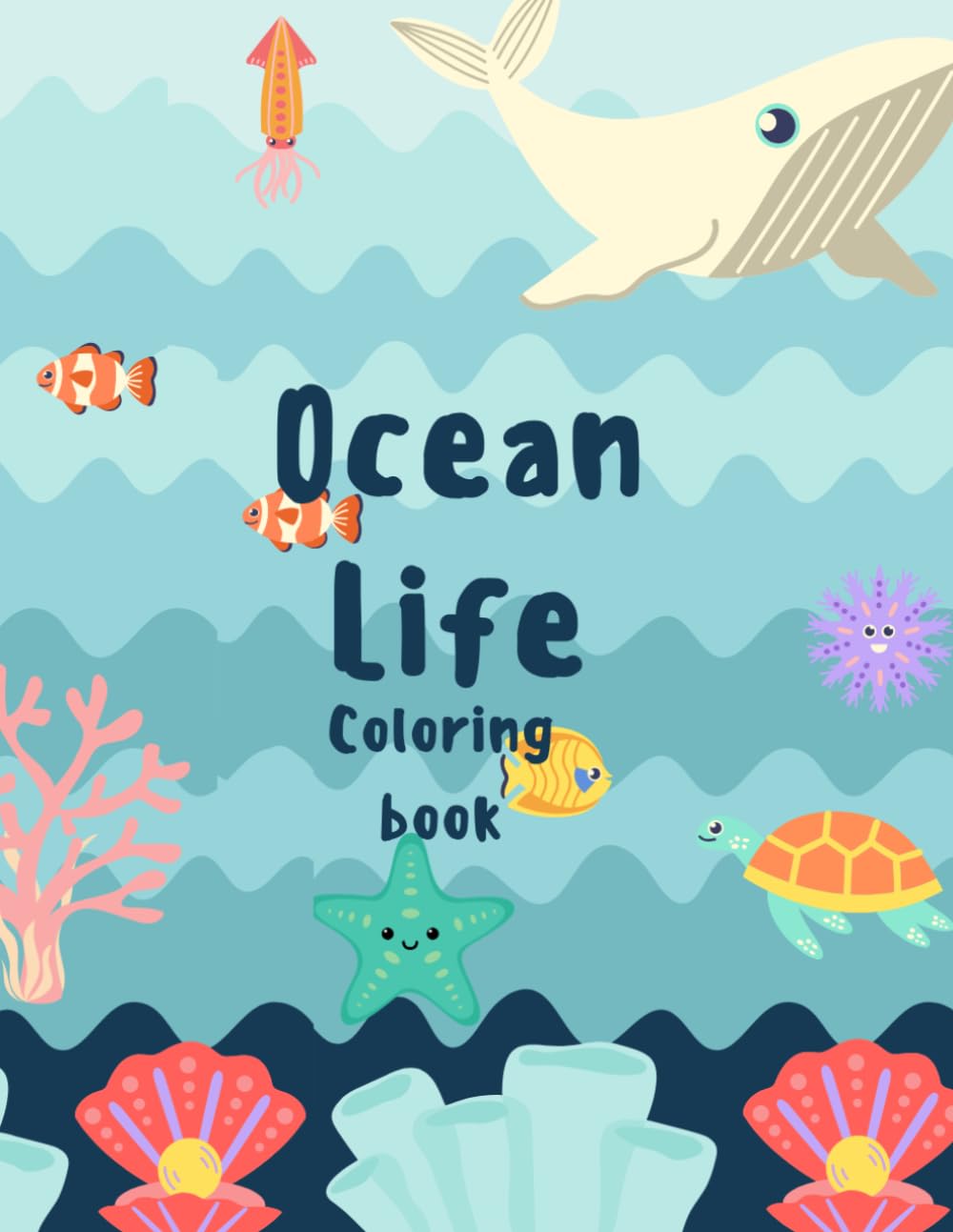 Ocean Life Coloring Book