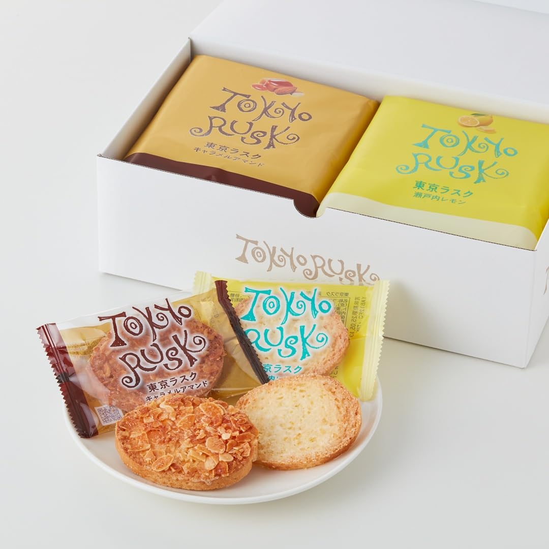 Amazon.co.jp: Tokyo Rusk Seasonal Assortment, Set of 16 Lemon