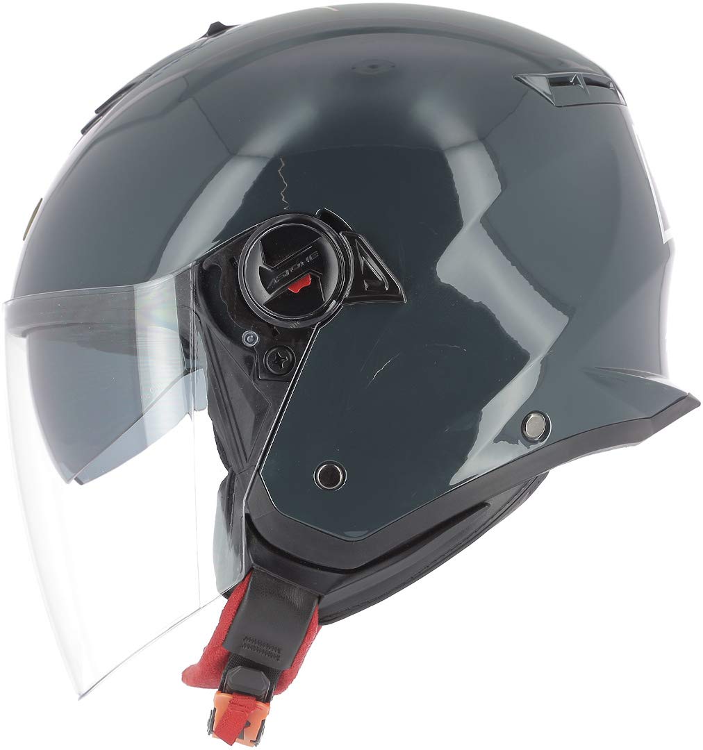 Astone kask motocyklowy typu jet mini, ciemnoszary, L