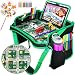 Car Seat Travel Tray, ZALALOVA Kids Waterproof Travel Tray Backseat Car Organizer with Sturdy Play Table Road Design Enables Snack Play Learn Drawing for Children Car Seats Strollers & Air Travel