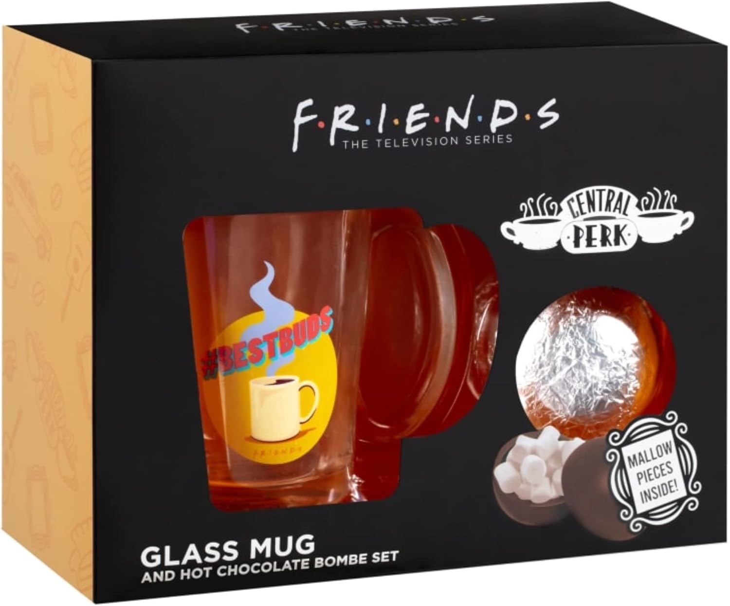 Friends Hot Chocolate Gift Set With Mug And Hot Chocolate Bomb 