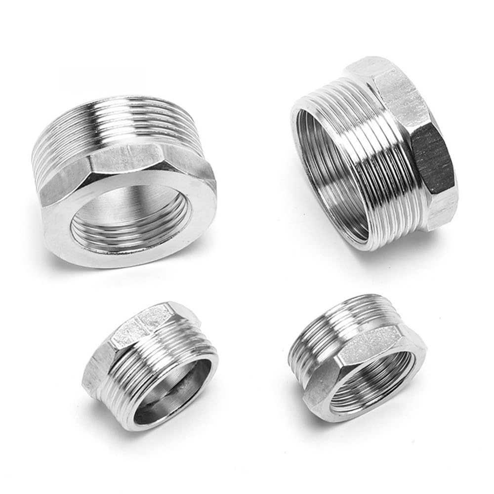 Tubos de acero inoxidable macho x hembra BSP 1/4" 3/8" 1/2" 3/4" 1" 1 1/4" 1 1/2" 2"