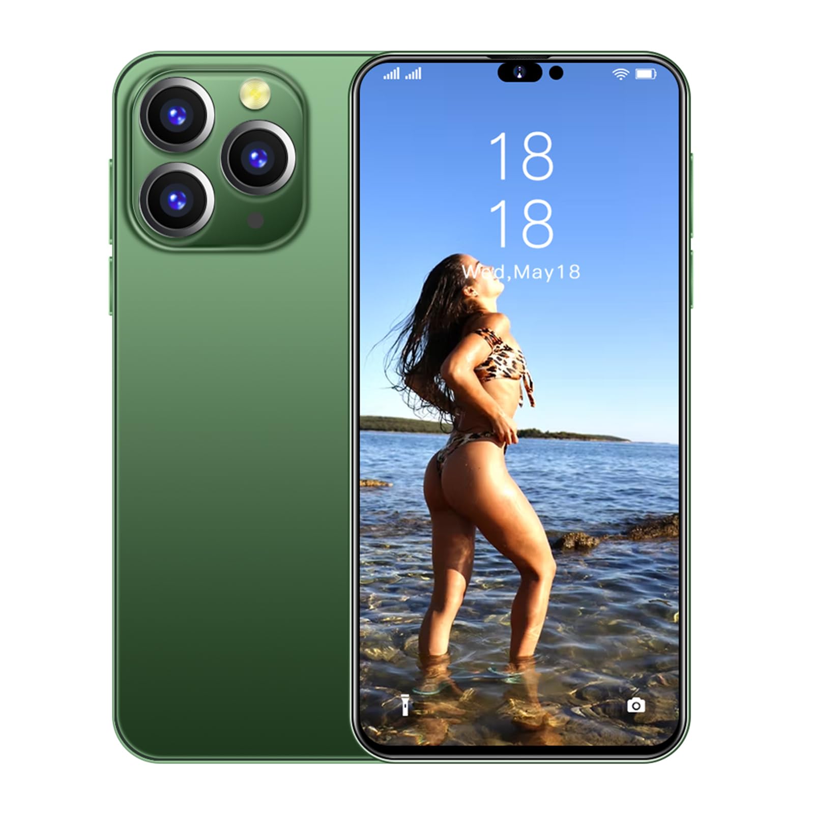 Amazon | I14 Promax スマートフォン2GB+16GB 携帯電話 6.3