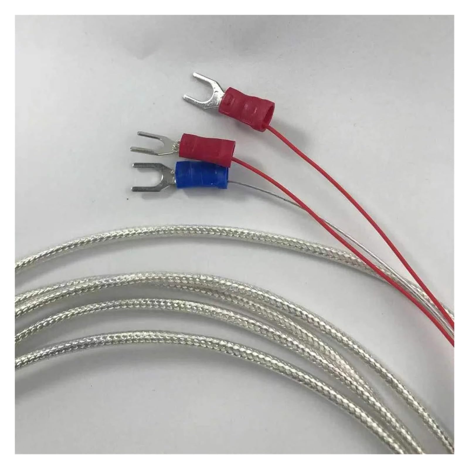 LBBCQVJK 30mm*3mm Length*Diameter. -50-200 Degrees Celsius 2 Meters PT100 Temperature Resistance Sensor 3 Wires with PTFE Coated Probe