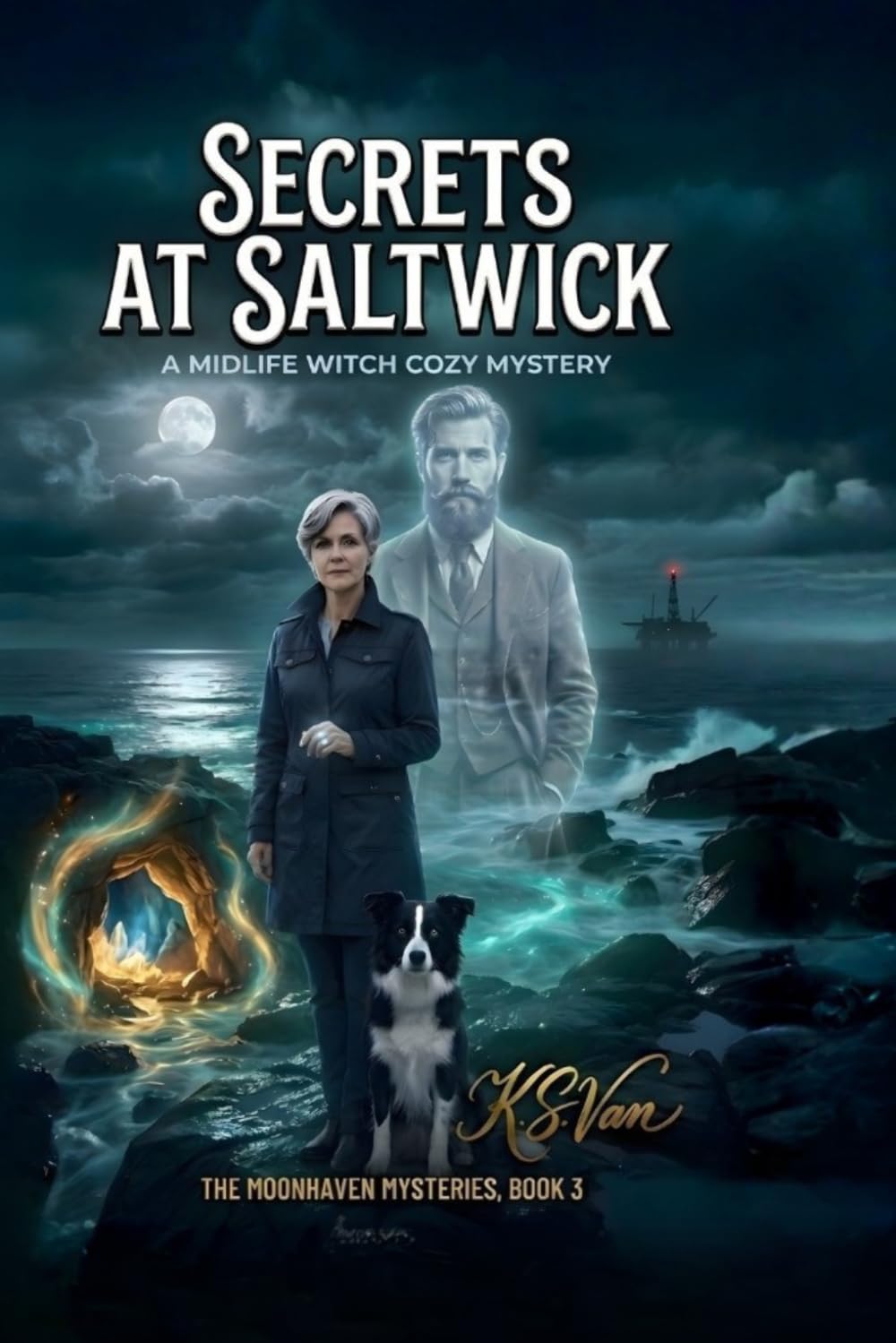 Secrets at Saltwick: A Midlife Witch Cozy Mystery (The Moonhaven Mysteries)