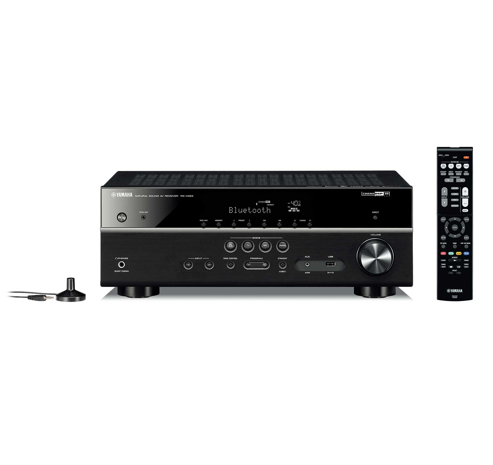Amazon.com: Yamaha RX-V483BL 5.1-Channel 4K Ultra HD MusicCast AV 