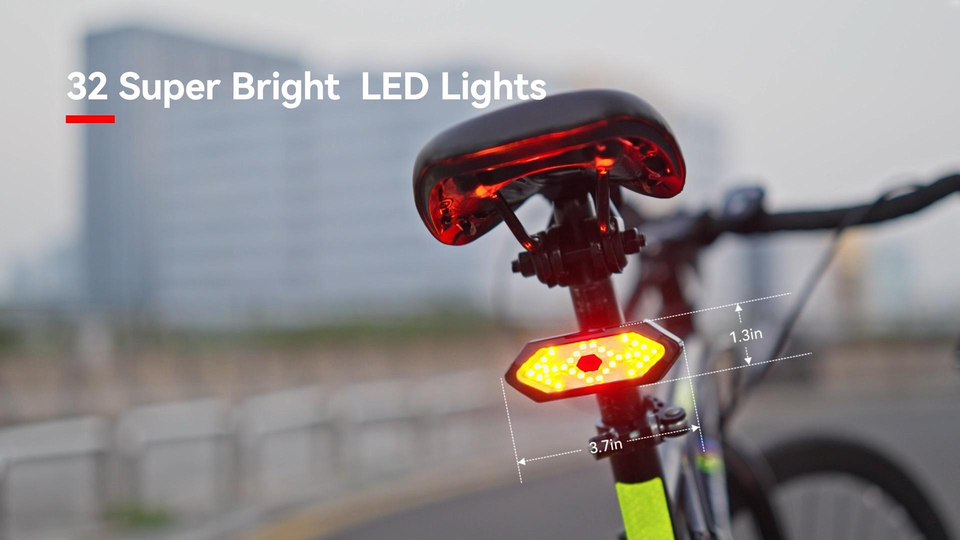 Amazon.com : Hcikoat Bike Tail Light with Turn Signals USB