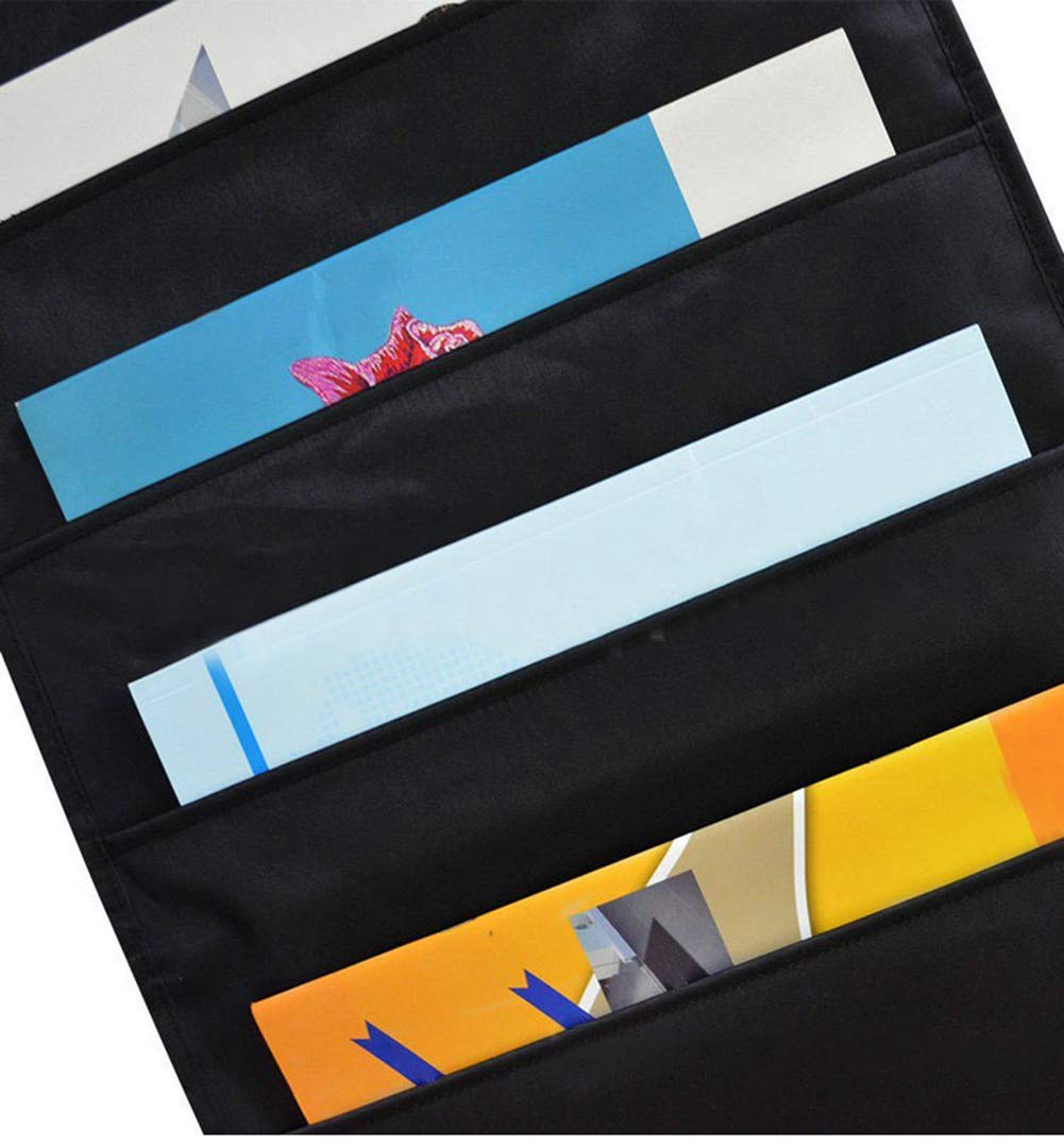 Amazon | La dream 書類収納 壁掛けポケット 10ポケット A4 布製 ドア