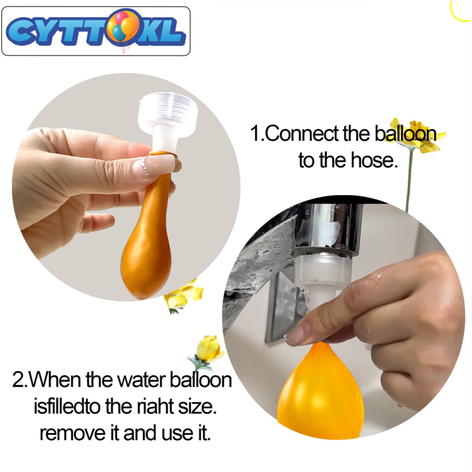 Amazon.co.jp: CYTTOKL 水風船 600個パック 異なるサイズ 3インチ 6