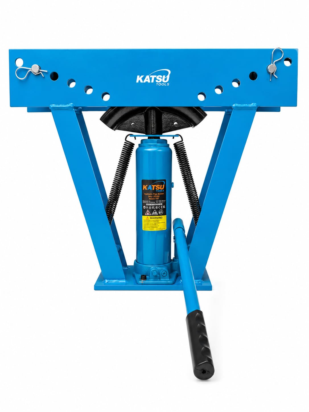 KATSU Cintreuse hydraulique presse à cintrer 12 Ton avec 6 Matrices 1/2" - 2", Outil de Cintrage Tubes Tuyaux Plomberie Chauffage Automobile