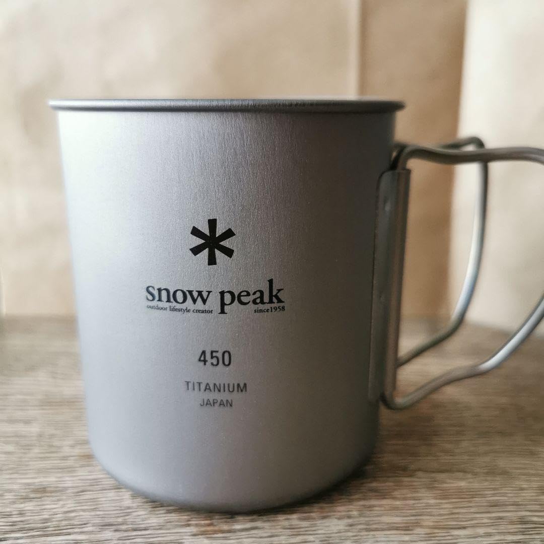 Amazon.co.jp: Snow Peak Titanium Single Mug 450 : Sports