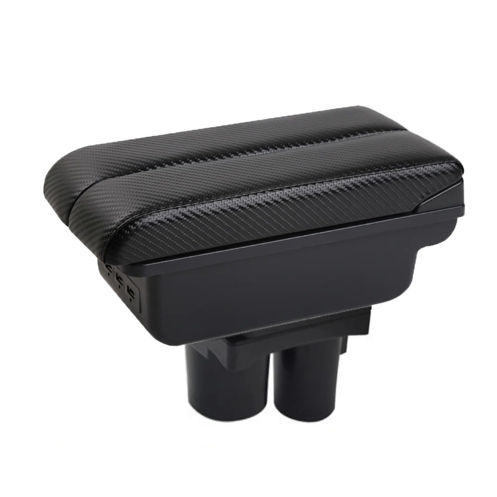 Umdjju C-3Usb-Black Line For Citroen For C2 For C3 Central Console Armrest Box Storage Case Car Centre Console Armrest Box(C-3Usb-Black Line)