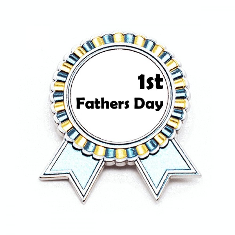 Broche fête des pères premier festival badge en métal pour veste - 4